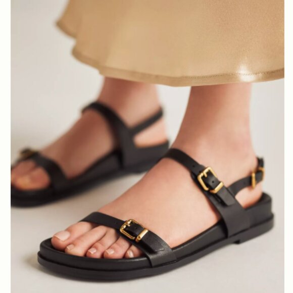 [NWT] Anthropologie - Bibi Lou Skinny Buckle Slingback Sandals (Size US 8-8.5) - Picture 2 of 6